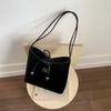 Summer new niche texture bucket bag women's versatile fashion underarm shoulder bag bow bag