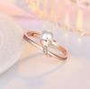 Lindon Copper Alloy Ring Ladies Jewelry Wedding Promise Party Gift