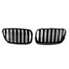 1Pair Gloss Black Front Bumper Grille For BMW E83 X3 LCI Facelift 2007-2010