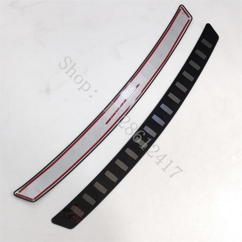 For 2012~2016 VW/Volkswagen Passat B7 Stainless steel Rear Bumper Protector Sill Rear boot guard Trim Car Accessories styling Interior Mirrors 6