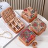 Vintage Jewelry Box, with Soft Interior Organizer, Lightweight Portable Travel Storage Case for Rings Earrings Necklaces