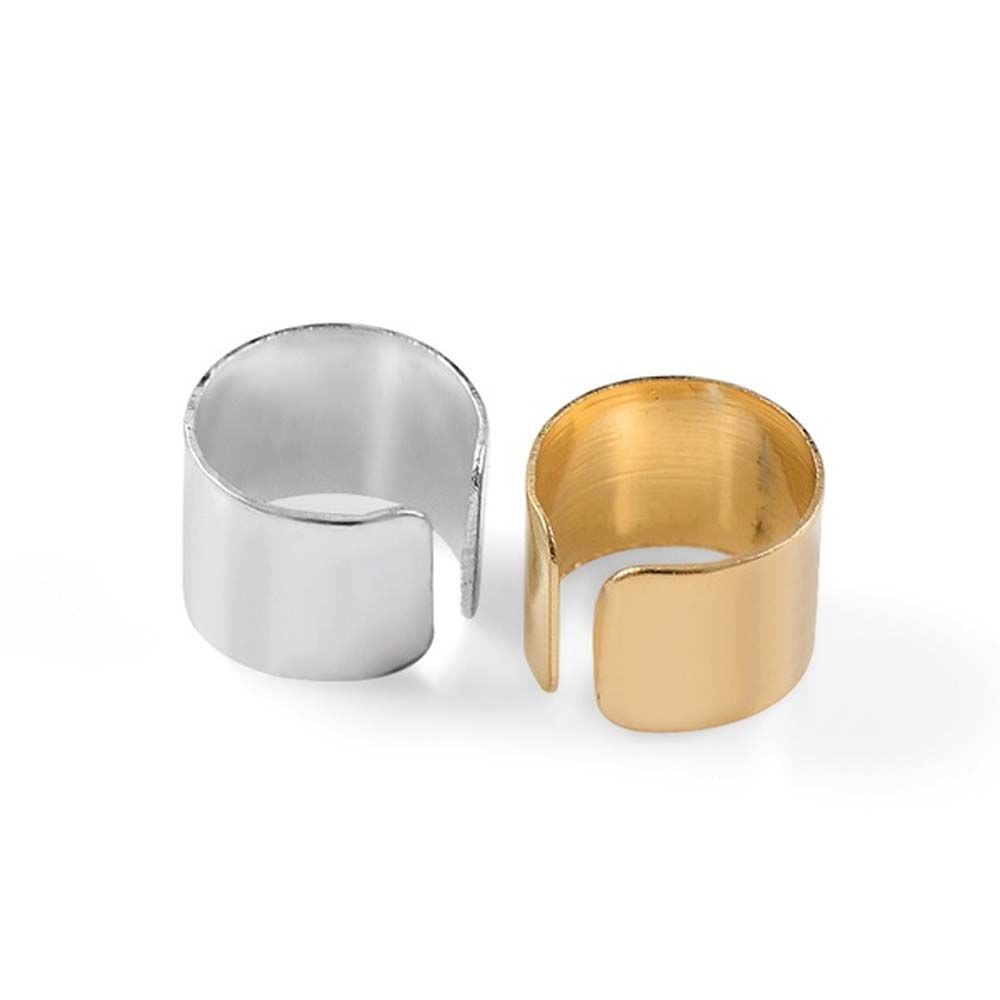 Piercing Gold Silver Color Wrap Round Cartilage Ear Cuff Clip Earrings Fashion Accessories Jewelry