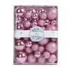 42Pcs 3/4/5cm Christmas Balls Set Glitter Surface Various Pattern Christmas Balls Shatterproof Home Reusable Ornaments