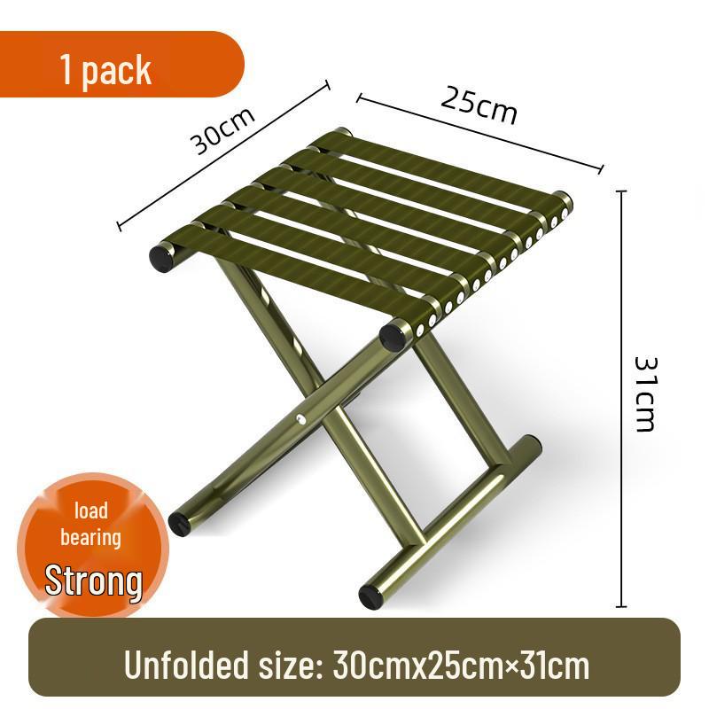 Sturdy Ultralight Portable Folding Chair: Ideal for Fishing, Military Training, and Camping
