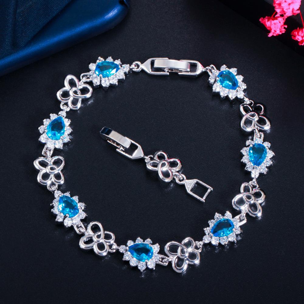 Accessories Emerald Bracelet Gold Plated Aaa Zircon Jewelry