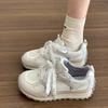 Lightweight Thick-soled White Shoes for Women's Explosive Casual Breathable Heightening Sports Dad Shoes