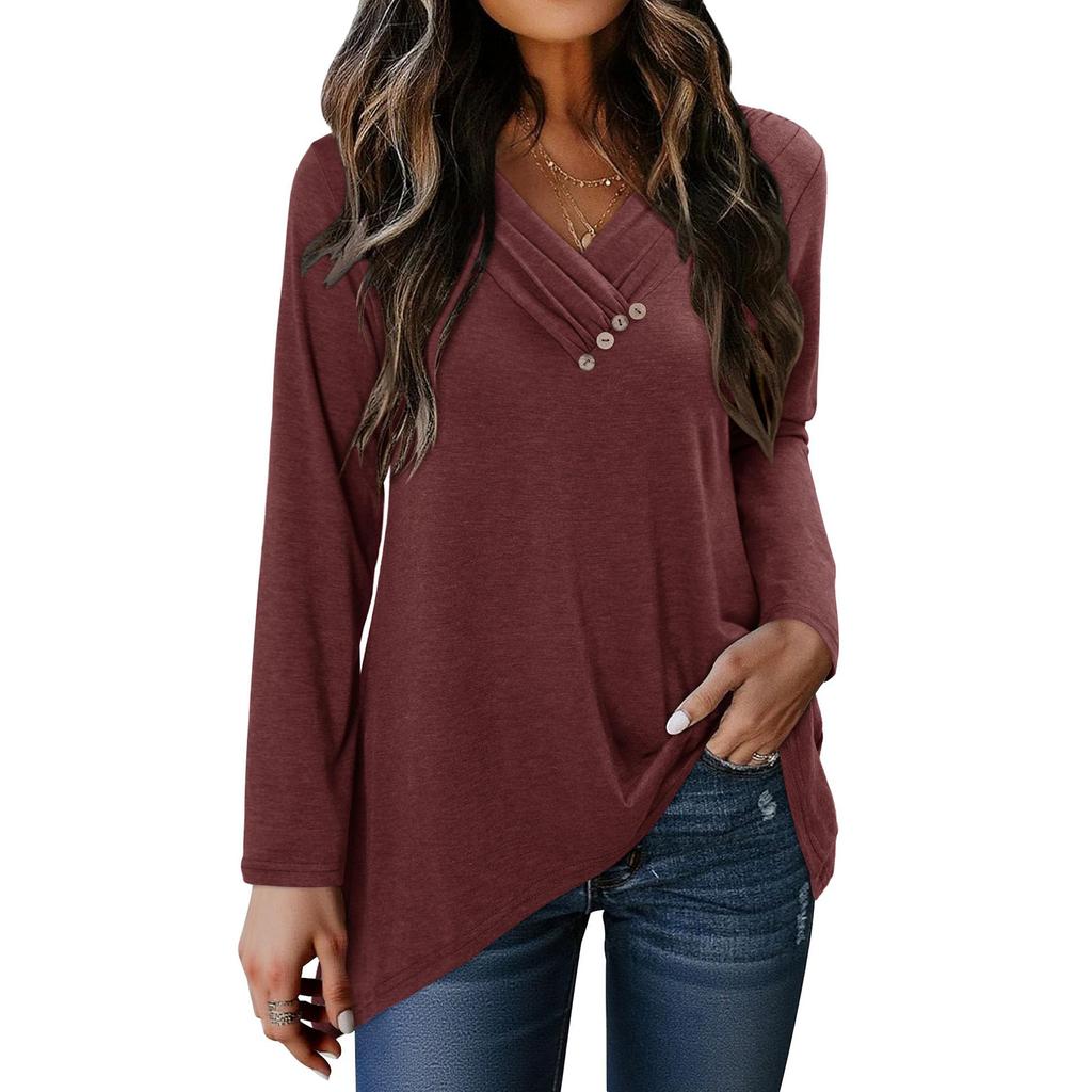 Women's Fashion Long Sleeve Loose Tops