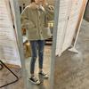 Women Faux Lamb Wool Thick Warm Open Front Jacket Loose Vintage Casual Coat