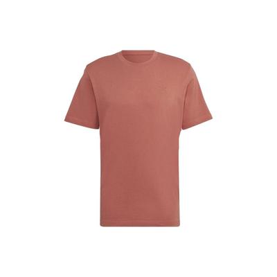 Originals Trefoil Crew Neck Logo T-Shirt Men Tops Red-Brown HL9232