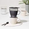 OXO Auto Drip Coffee Maker for Cups 360ml Charcoal Gray Trapezoidal Filter Dishwasher Safe Quick and Easy Coffee Dripper 1-2