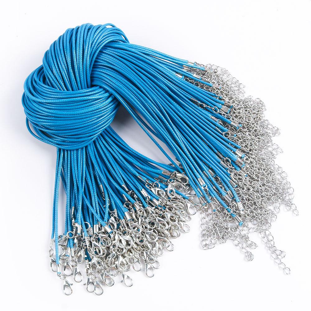 50Cm Wax Thread Necklace Rope Colored Wax Thread Rope Neck Chain Pendant Pendant Rope Braided Rope Pendant Rope