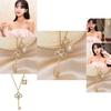 Stylish 2021 Key Lock Zircon Necklace For Women With Elegant Alloy Design And Chic Ins Fashion