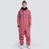 Windproof Waterproof One-Piece Ski Suit: Women's & Men's Thick Warm Outdoor Gear