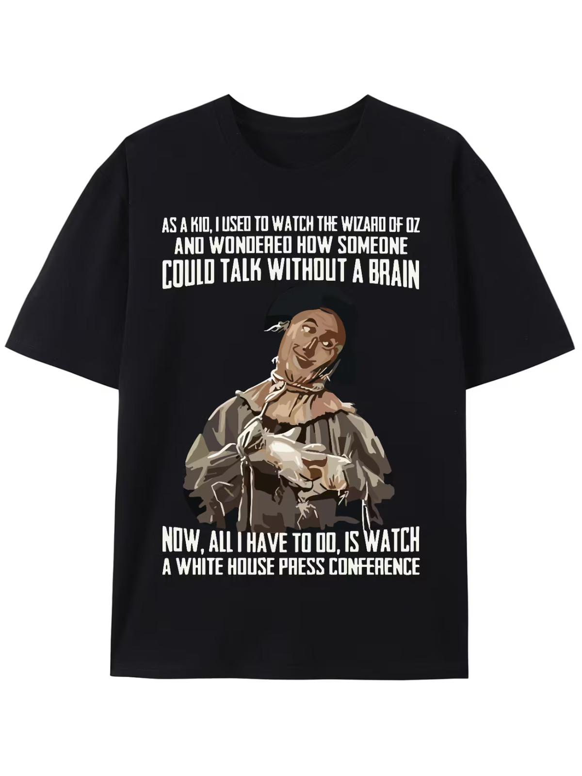 [Bold Humor] Men s Cotton Graphic Tee, 100% Cotton Crew Neck T-Shirt S