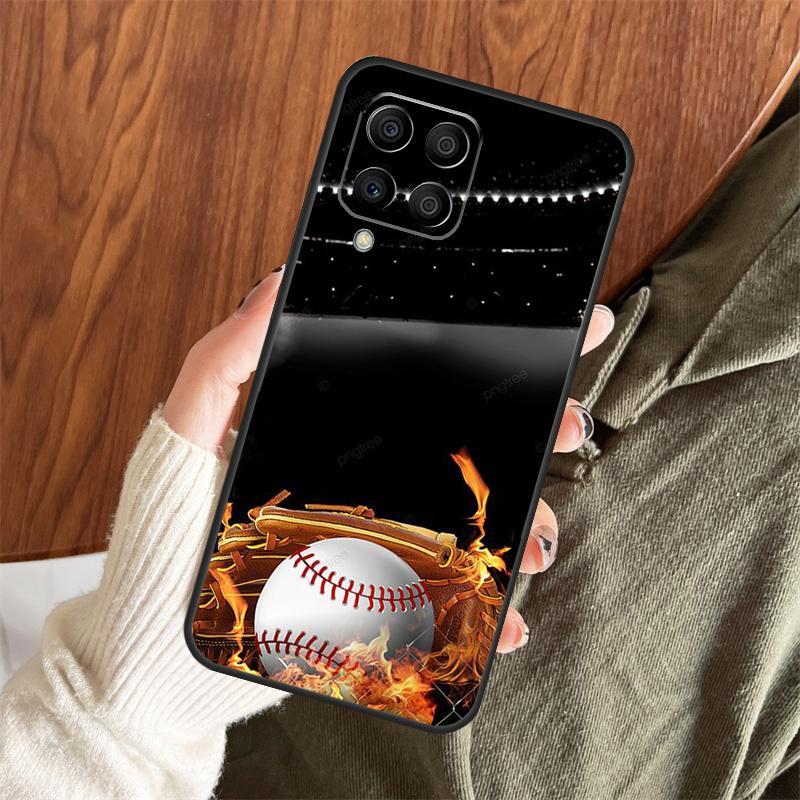 Baseball Ball Case For Samsung Galaxy M12 M32 M52 M35 M55 M15 M11 M13 M14 M06 M16 M36 M56 M31 M53 M34 M54