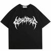 Men Tshirts Graphic Streetwear Hip Hop Goth Summer Y2K Print Harajuku Short Sleeve Cotton Tops Tees Oversized TShirt Clothing