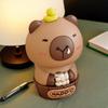Car Dashboard Ornaments Capybara Solar Dancing Figures Vehicle Interior Accessories For Tabletop Console Daily Driving Truck