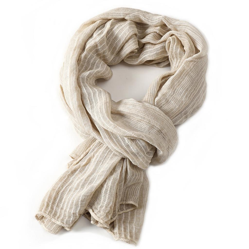 Solid Color Cotton Linen Men Scarves Autumn Winter Warm Men'S Neckerchief Short Tassel Bufanda Male Accessories Pashmina Shawl