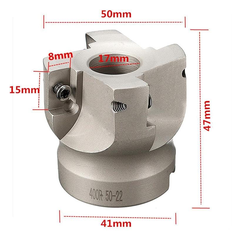 Fresa Frontale MT3 Per Metallo - Con Inserti In Metallo Duro - 10 Pezzi APMT1604 - Per CNC