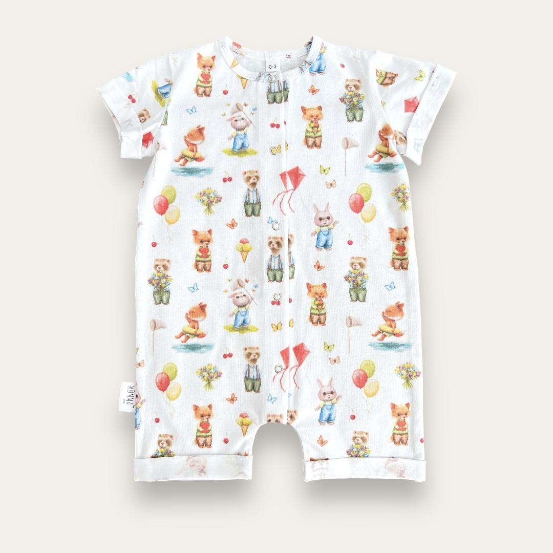 

Ромпер з шапочкою Літо 680-740mm білий