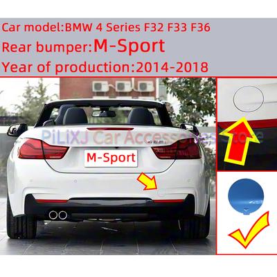 For BMW 4 M F32Coupe F33Cabrio F36Gran Coupe 2013-2018#51128060849 Auto Rear Bumper Tow Hook Cover Trailer Lid Decoration Cap
