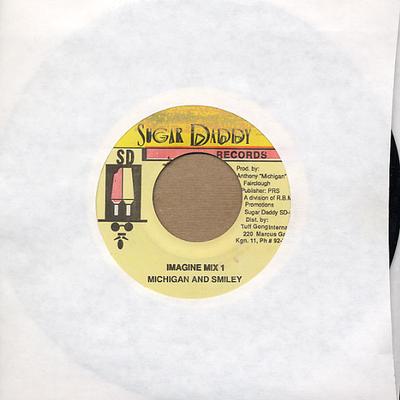 Płyta 7-calowa MICHIGAN & SMILEY - Imagine Mix 1 NONE Sugar Daddy Rec Jamajka Reggae, Ska & Dub Używana