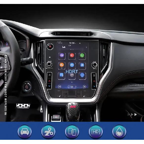 Tempered GLass Screen Protector Interiors film For Subaru Outback  Car Styling radio gps navigation screen protector