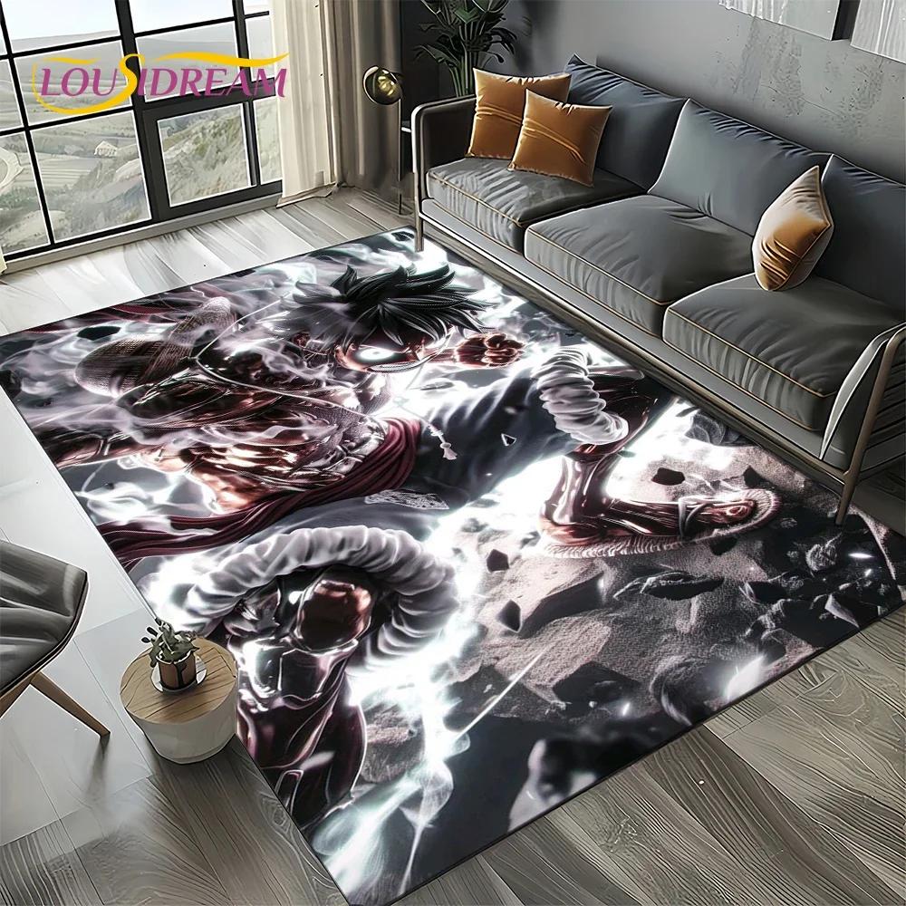3D One PIECE-E Japan Anime Cartoon Carpet Rug for Living Room Bedroom Home Sofa Decoration,Kids Play Area Rug Non-slip Floor Mat