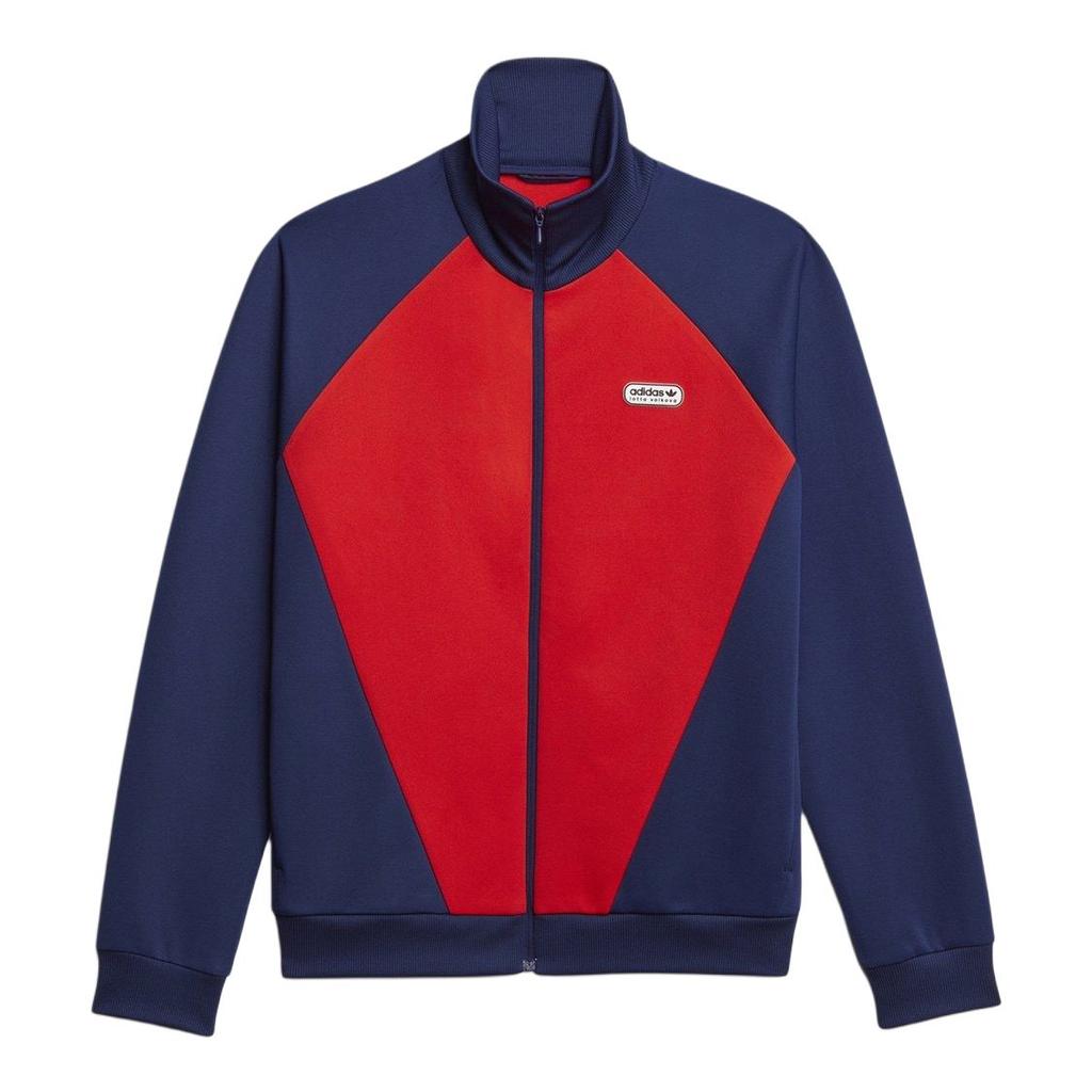adidas Originals X Lotta Volkova Color Block Fashion Minimalist Versatile Jacket Women Jackets Red FT5868