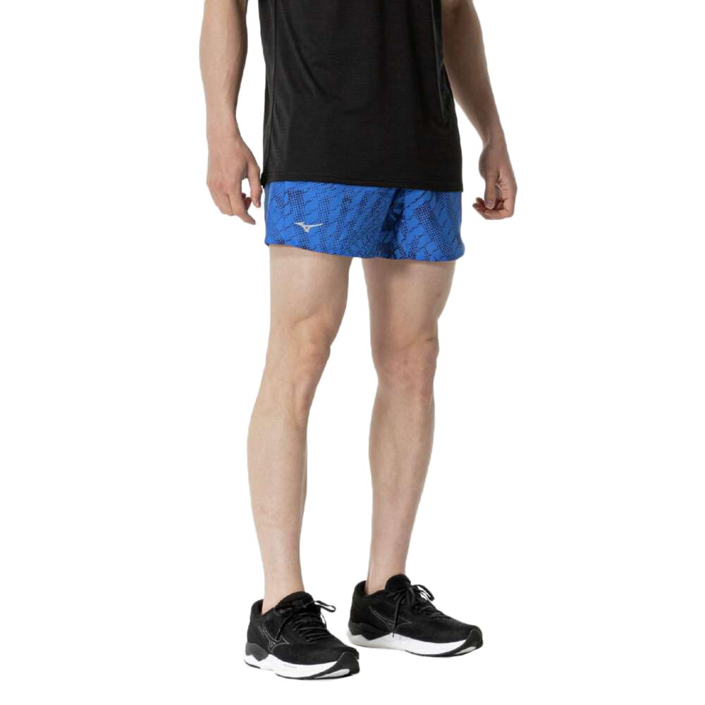 

Mizuno Running Wear Pants Graphic 360 Degree Pocket Storage J2MBA520 Mugen Blue Multi-Pocket Men s