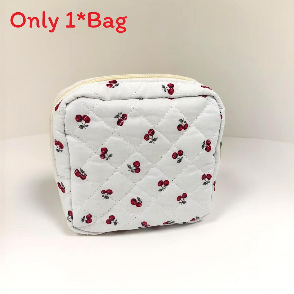 Cotton Feminine Hygiene Pad Storage Bag Large Capacity Breathable Womens Travel Organizer For Daily Use