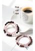 Golden Sandalwood Double Layer Cat's Eye Bracelet - Light Luxury Chinese Style Women's Jewelry