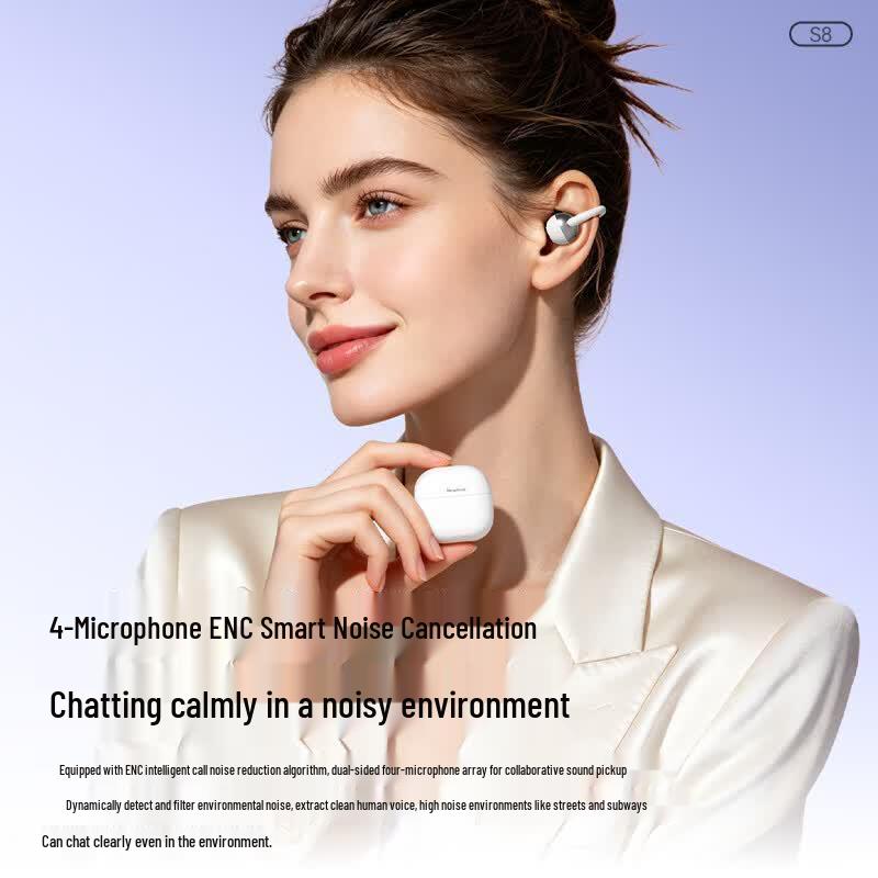 Newmen S8 Open-Ear Bluetooth Earbuds with HiFi Audio