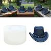 Cowboy Hat Silicone Candle Molds for Epoxy Resin Making Candle Soap Multunction Silicone Mould Temperature Resistant