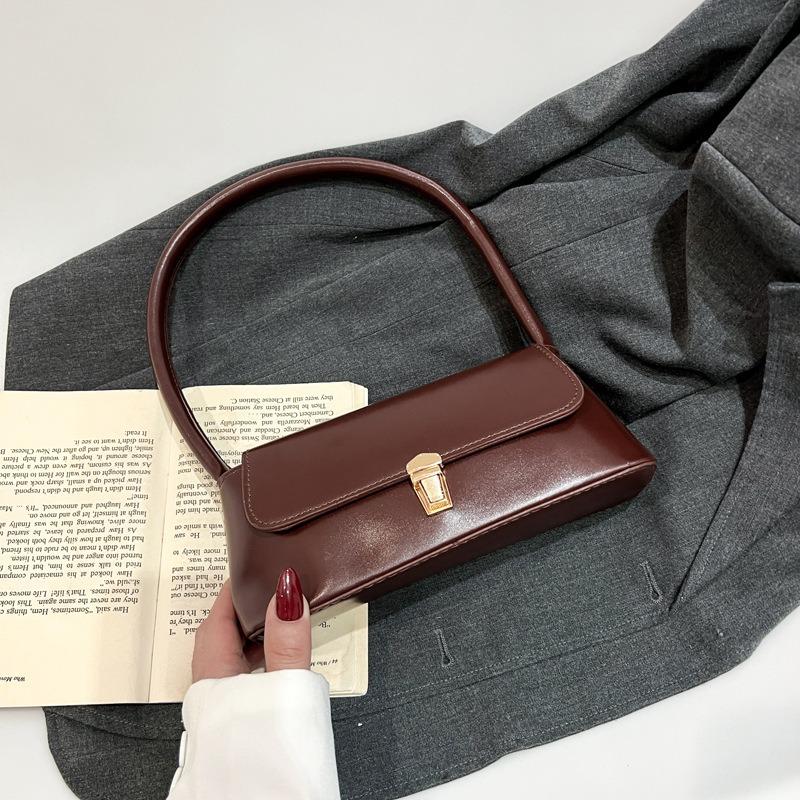 Summer retro fashion shoulder bag new casual portable underarm bag commuter underarm bag women's bag