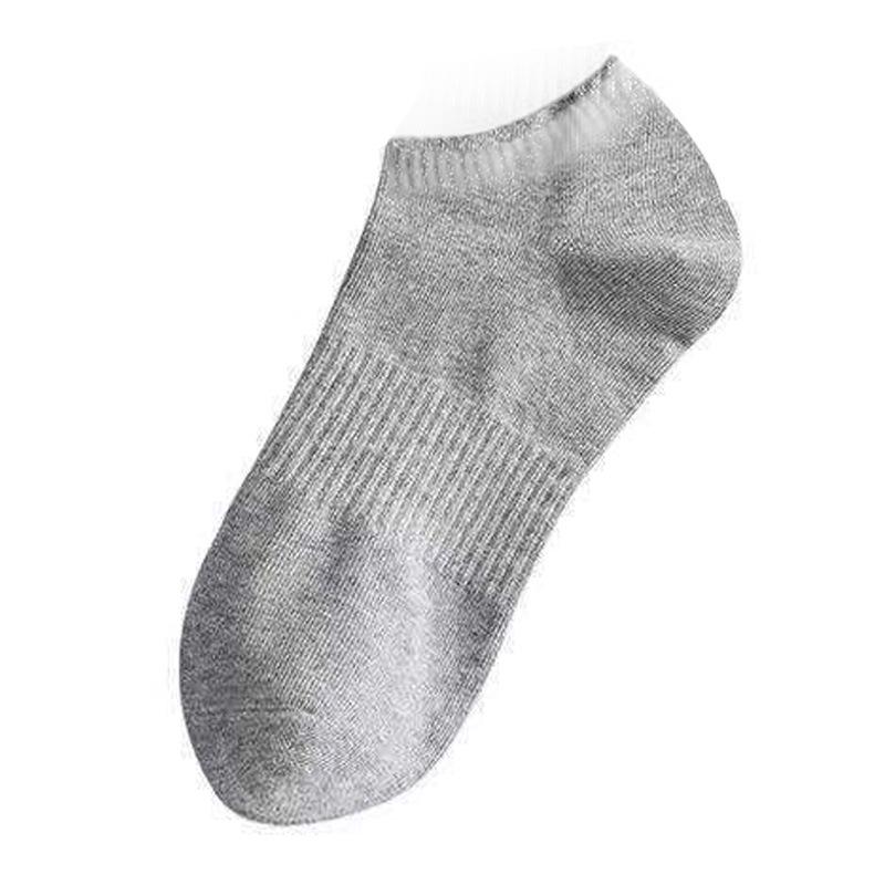 

Носки из хлопка Синьцзян, мужские чулки, средние и короткие женские носки, четыре впитывающих пот спортивных черно-белых однотонных модных студенческих носка One Size