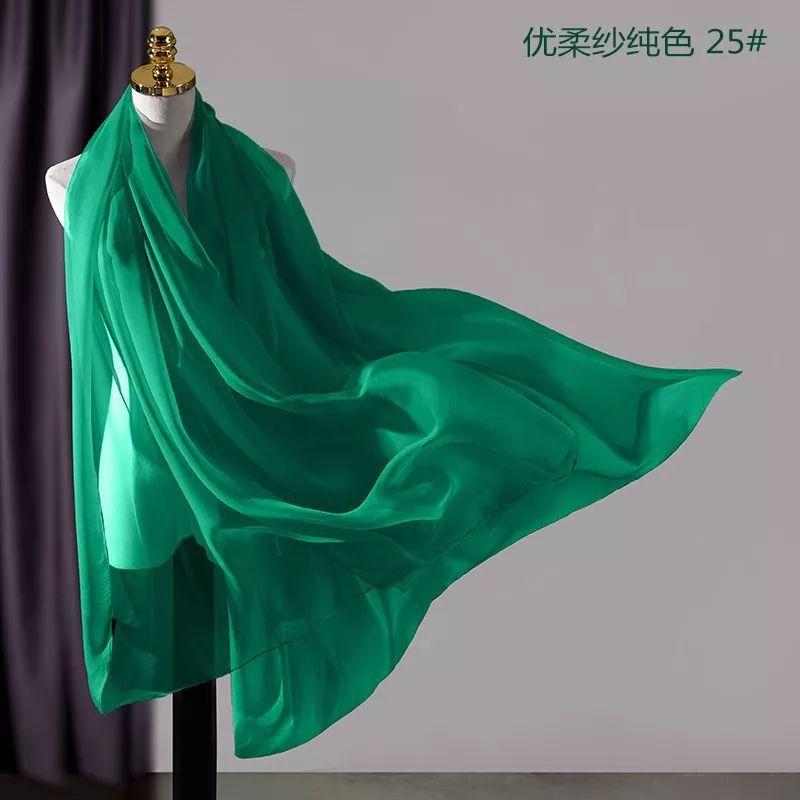 Fashion Solid Soft silk Scarf Spring and Autumn long Shawl Female Summer Sunscreen high quality Scarves Headband Hijab Bandana