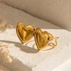 Heart Photo Locket Rings Fashionable Women Rings Adjustable Open Rings Stainless Steel Finger Jewelry for Any Occasion