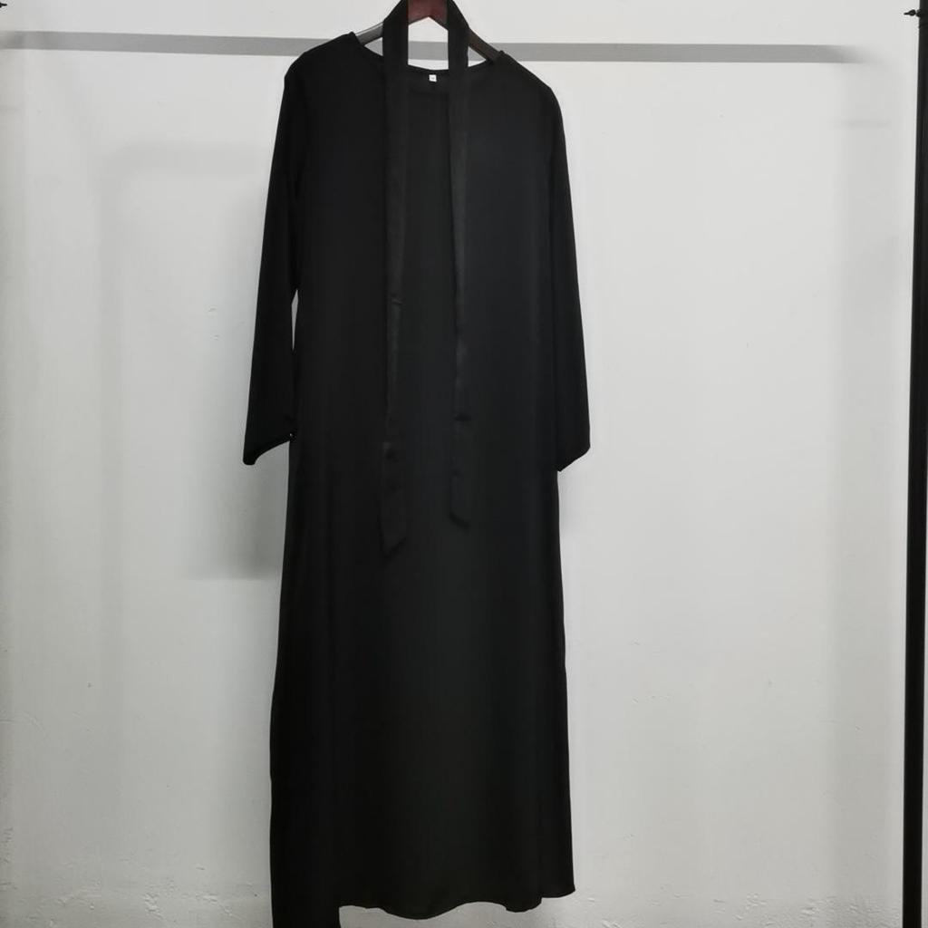 Yiduo Duo Round Neck Flared Sleeve Muslim Fashion Dress 21512#