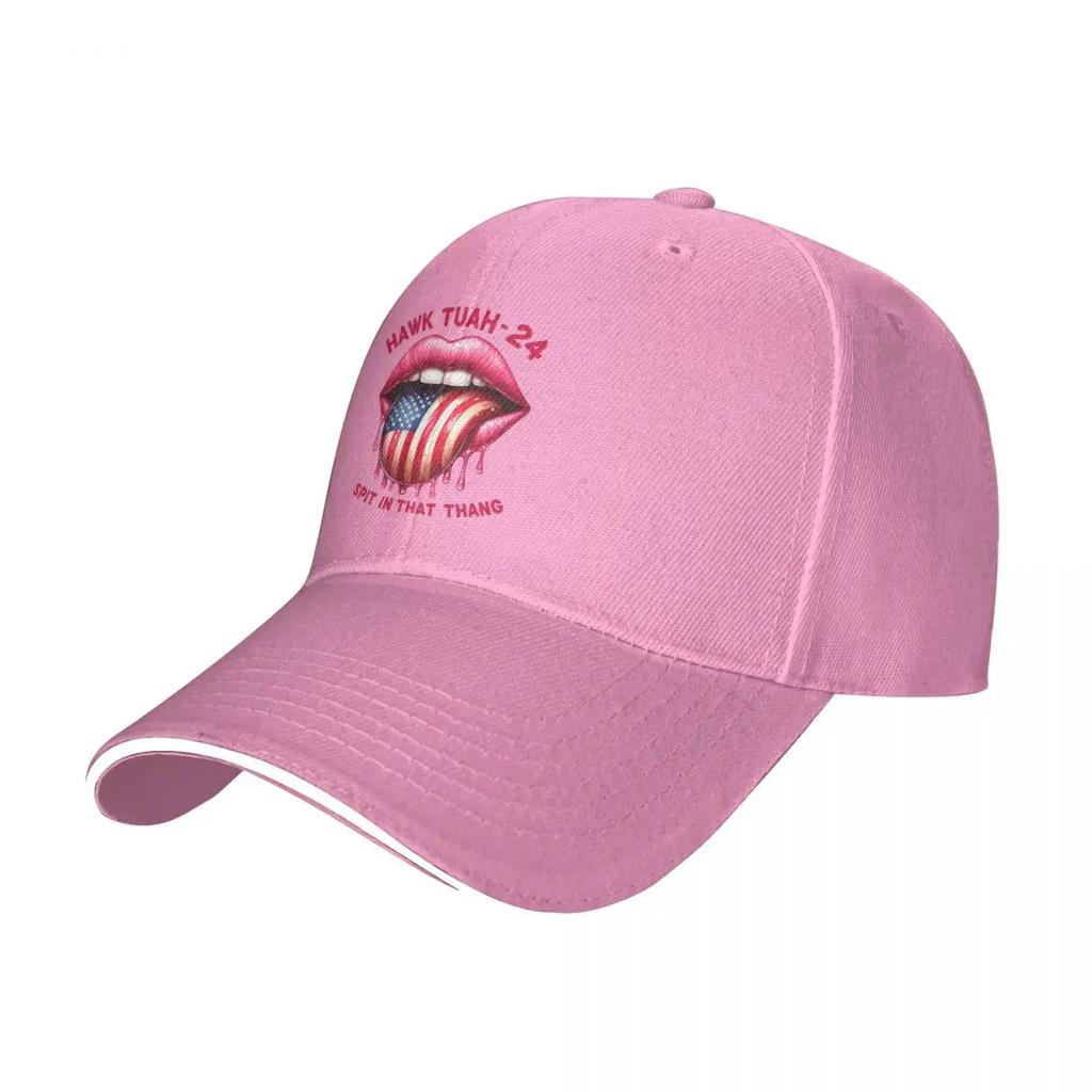 Hawk Tuah Funny Meme Baseball Caps Vintage Sandwich Hats for Men Women Breathable Headwear Sport