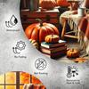 Round Metal Wall Art Autumn Bar Cafe Decor