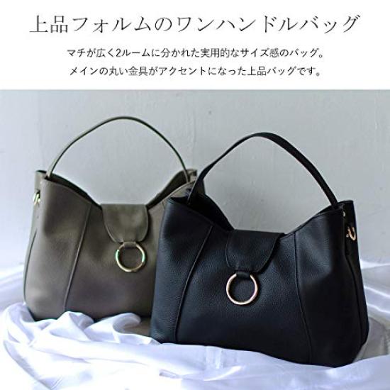 VITAFELICE Genuine Leather One-Handle Bag for Women, vinb-20c54n (Off-White)