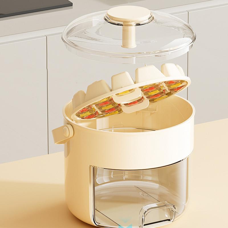 Ice Tray With Lid And Bin For Freezer Ice Ball Maker Mold Mini Circles IceCube Mold With Lid Making PCs For Cocktail Whiskey