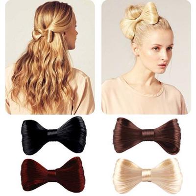 Mode Frauen Haar Ente Bill Clip Synthetische Faser Bowknot Party Haar Zubehör