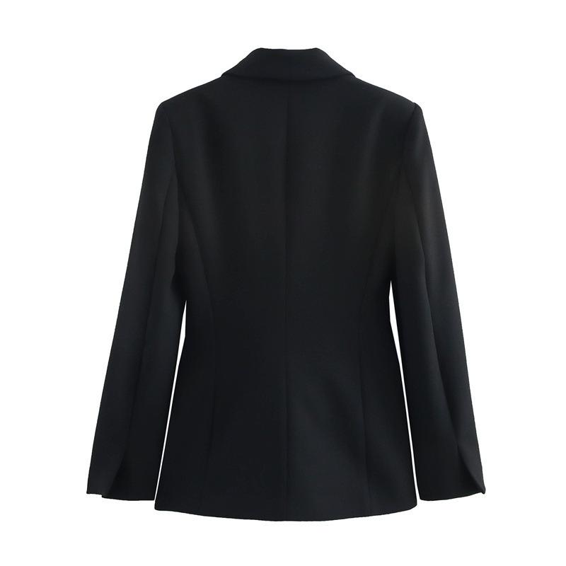 TAOP&ZA Women's Elegant Shoulder-Slimming Suit with Flared Pants - Spring/Summer Collection