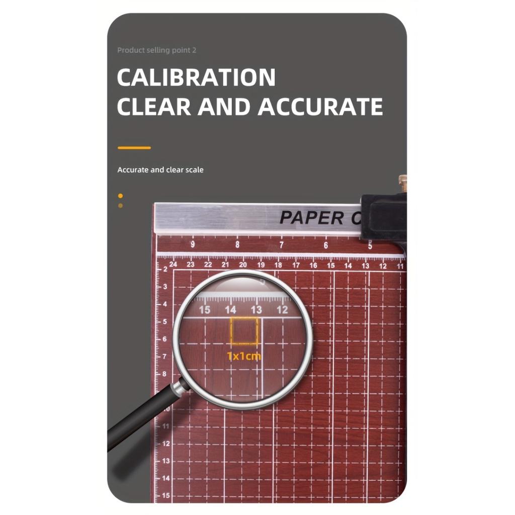 Papierschneider, robust, 30,5 cm Schnittlänge, professioneller Papierschneider, Guillotine-Papierschneider mit 10 Blatt Kapazität für Karton, Foto