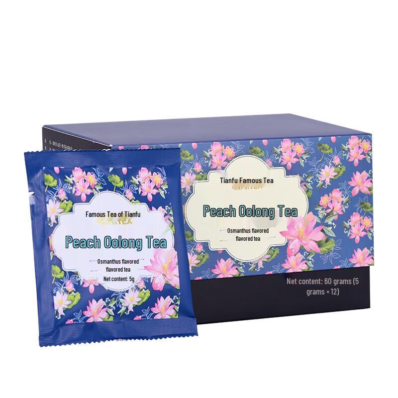 TenFu s TEA Peach Oolong Pyramid Tea Bags