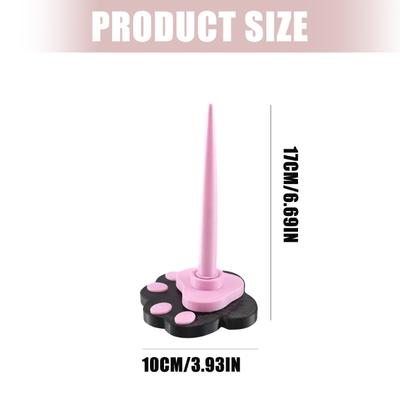 Porta gomitoli in plastica, Dispenser di filato rotante regolabile con base antiscivolo per progetti di maglia e uncinetto