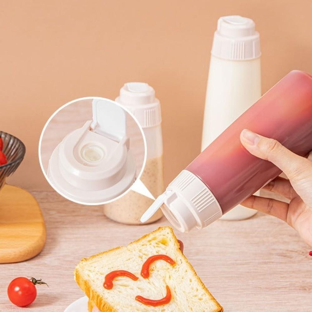 Dustproof Condiment Bottle Leakproof Seasoning Bottle Kitchen Supplies Sauce Dispenser Salad