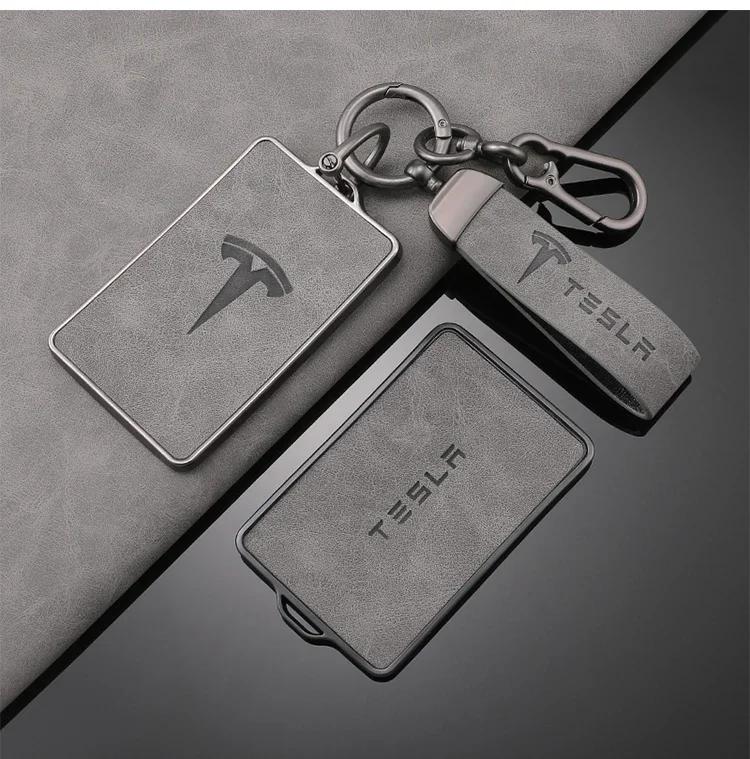 Adesivo de Carro 2025 Quente TPU Carro Cartão NFC Chaveiro Capa Protetora Suporte Concha para Tesla Model 3 S X Y Acesso Sem Chave Acessório